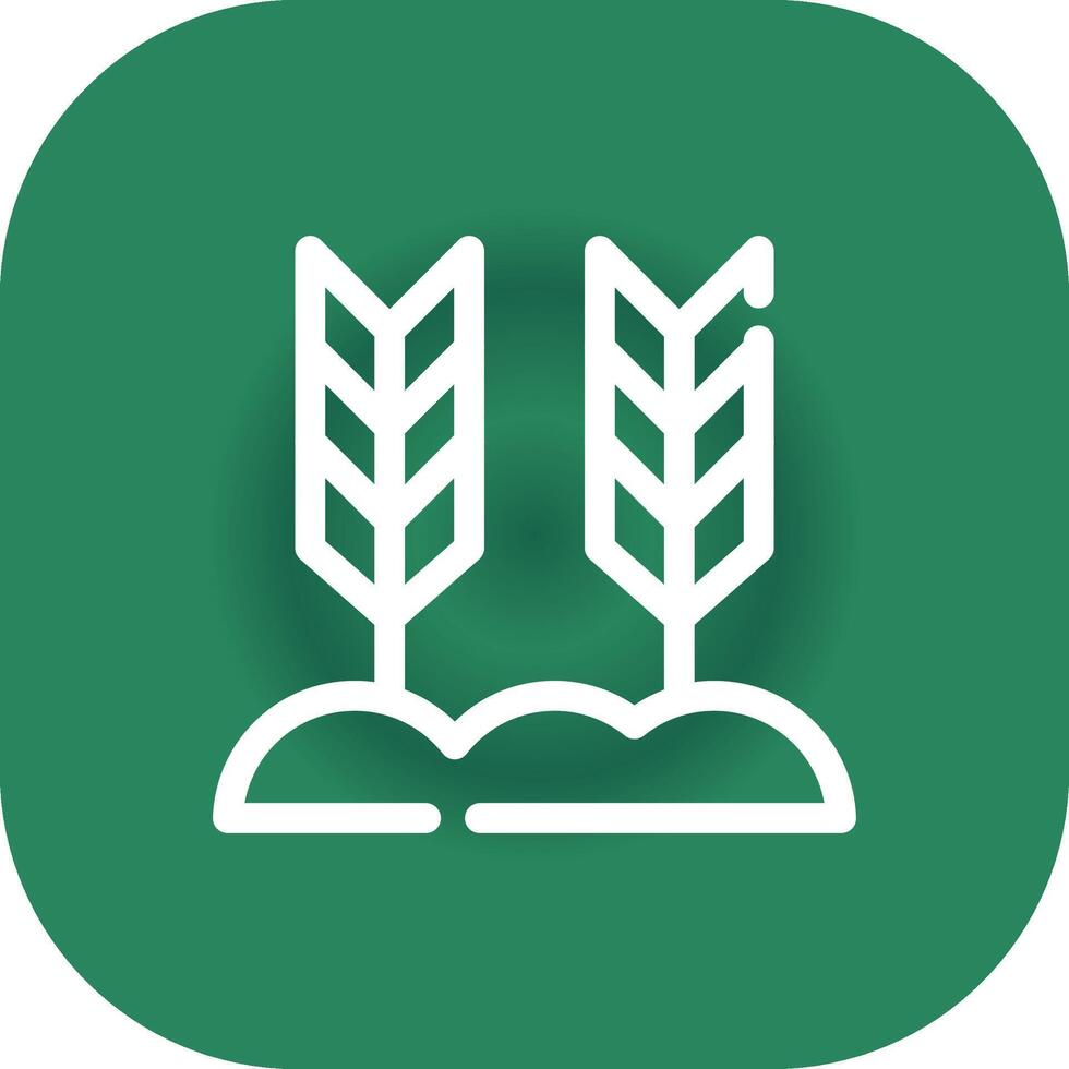 Wheat Creative Icon Design vector