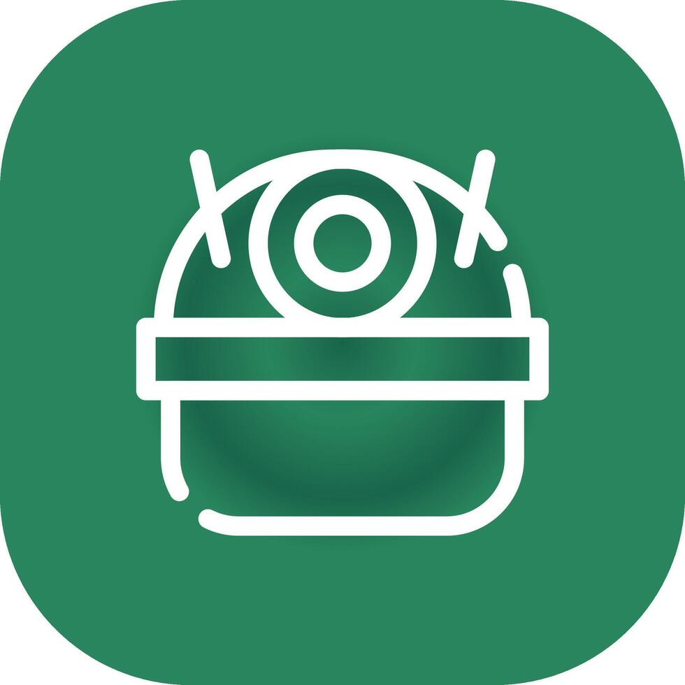 Helmet Creative Icon Design vector