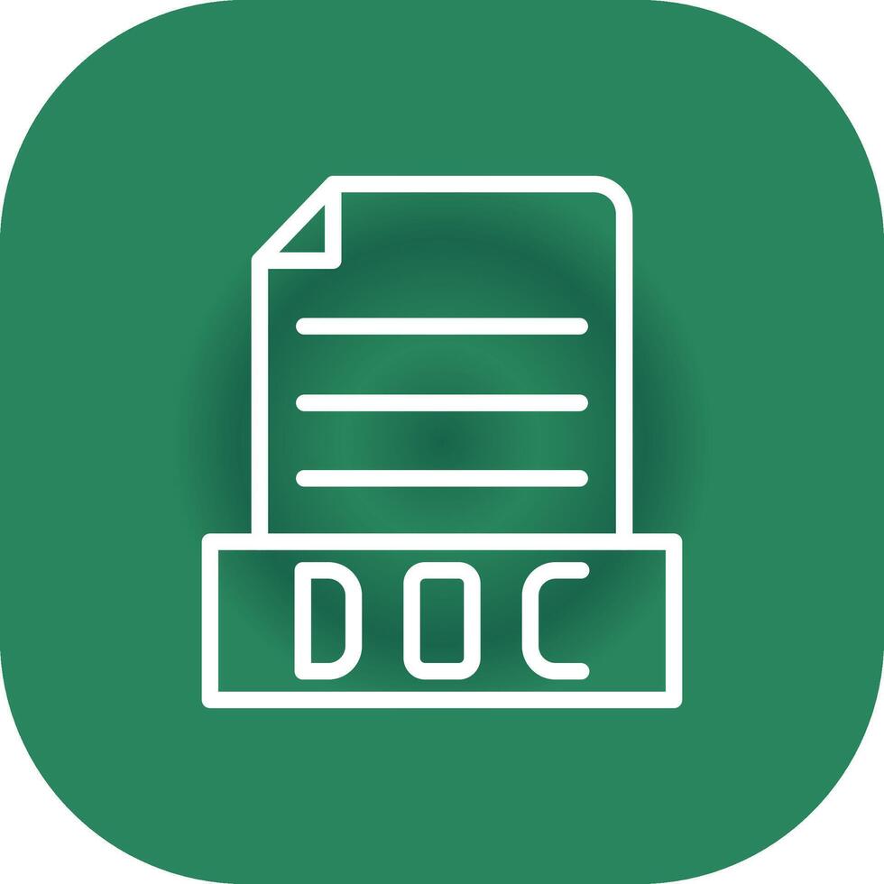 Doc Creative Icon Design vector