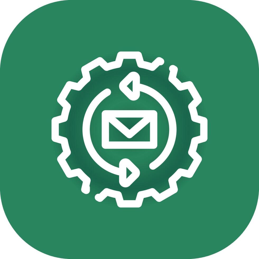 Marketing Automation Creative Icon Design vector