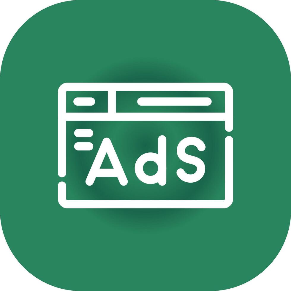 Advertising Creative Icon Design vector