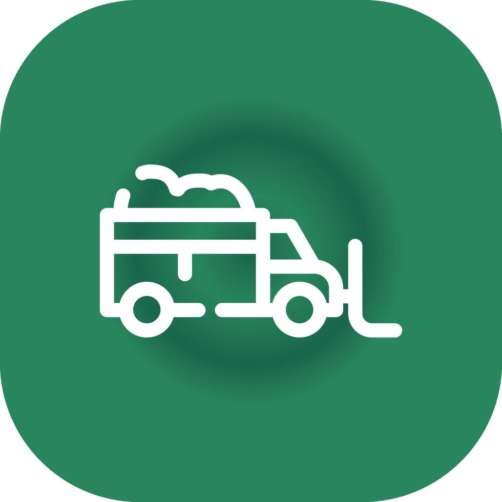 Snowplow Creative Icon Design vector