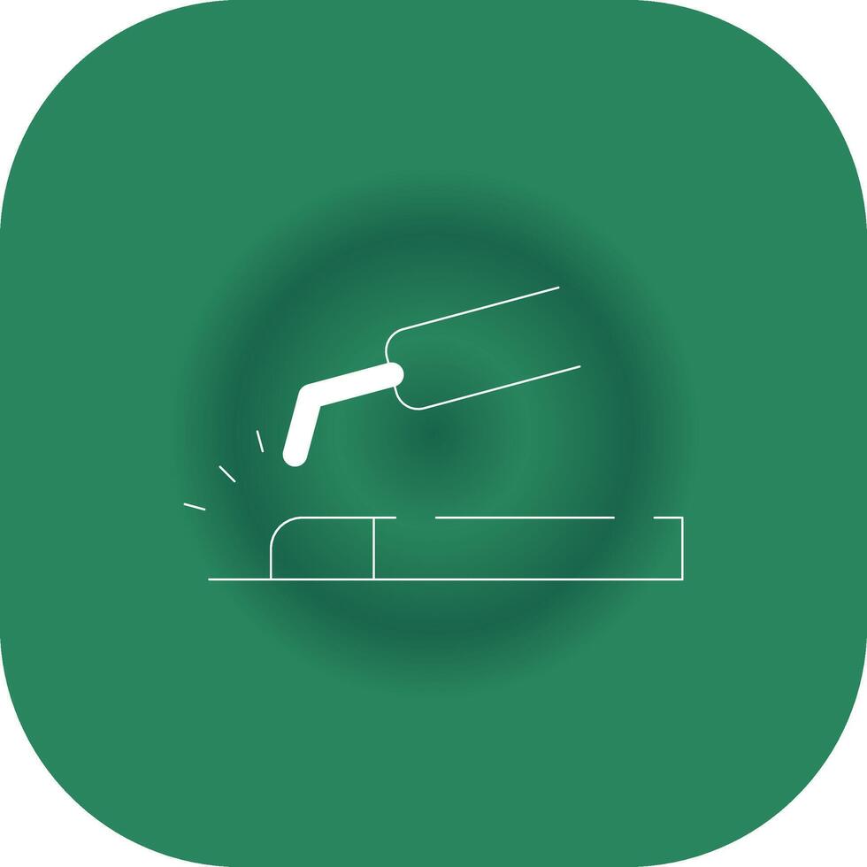 Welding Machine Creative Icon Design vector