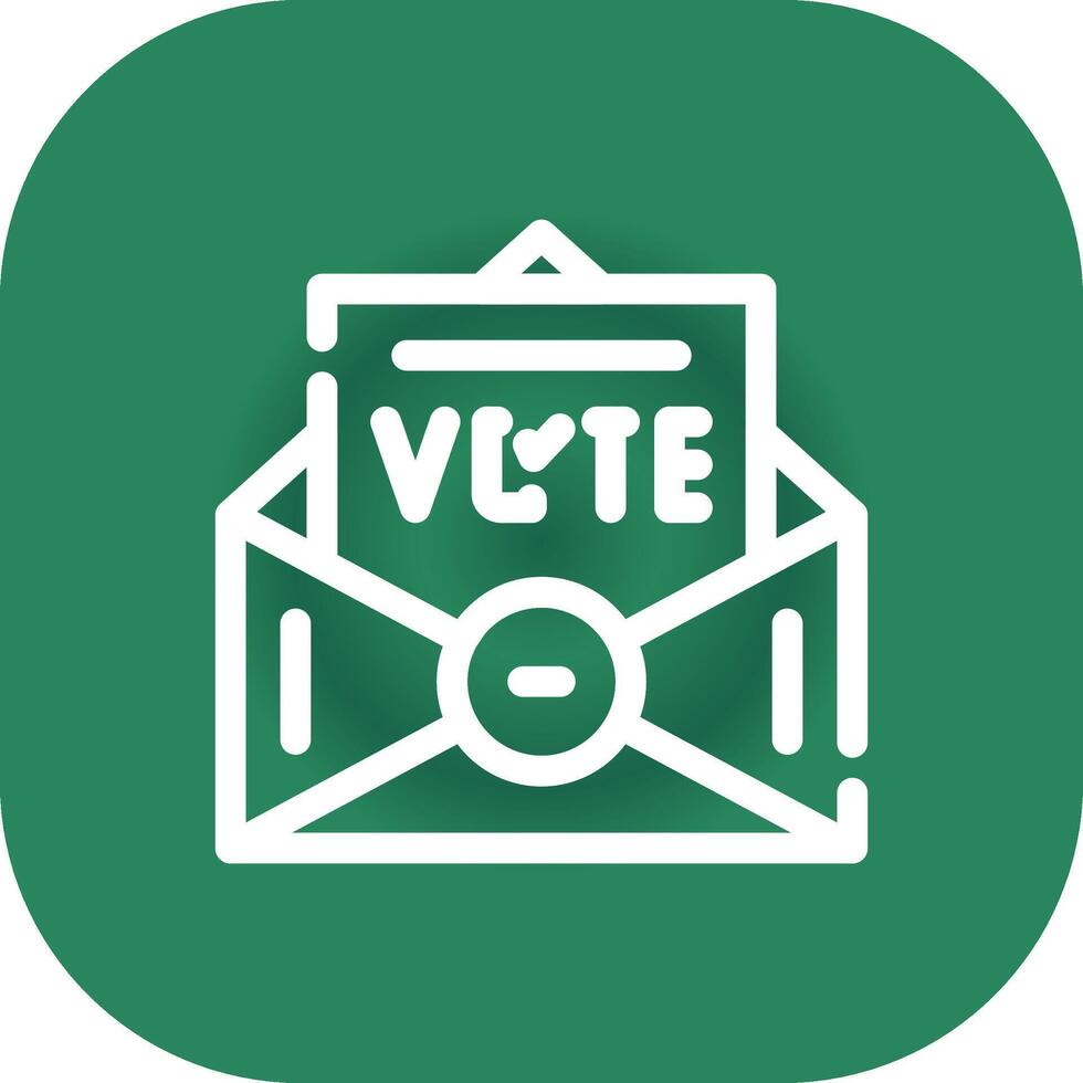 votar diseño de icono creativo vector