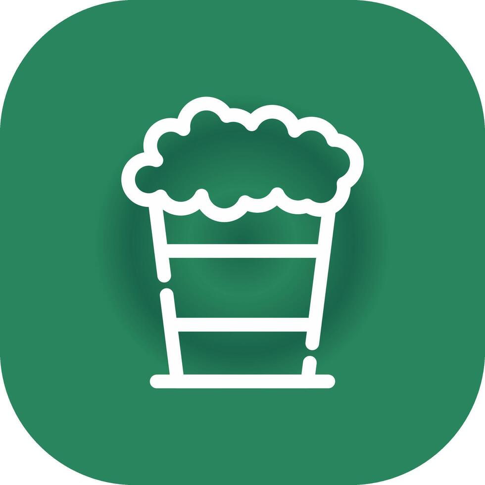 Popcorn Creative Icon Design vector