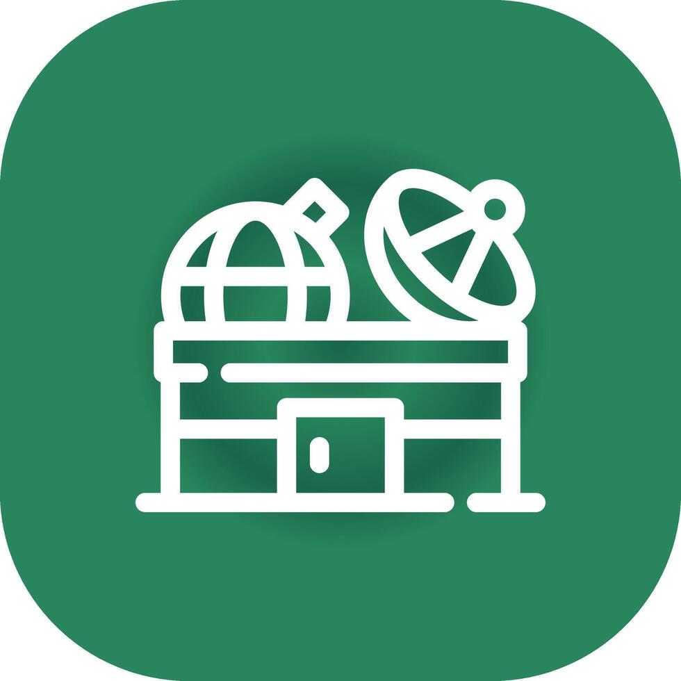 Observatory Creative Icon Design vector