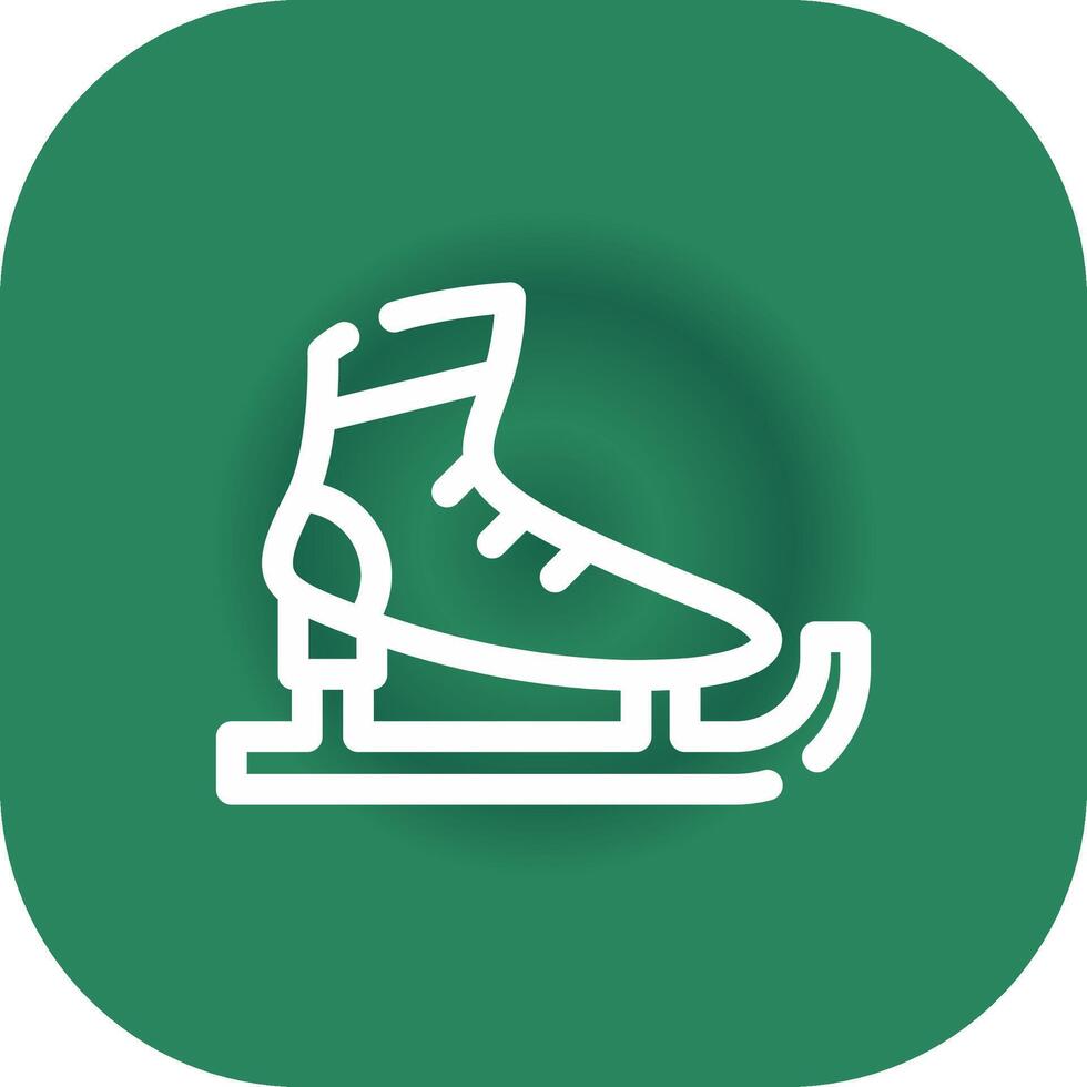 Ice Skates Creative Icon Design vector