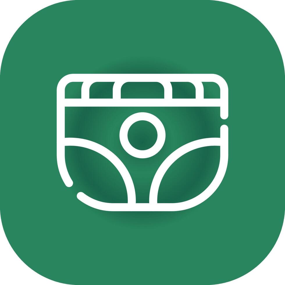 Diaper Creative Icon Design vector