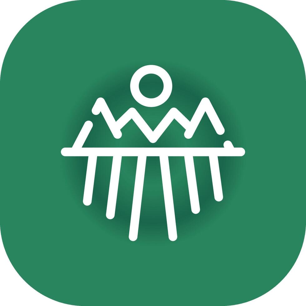 Field Creative Icon Design vector