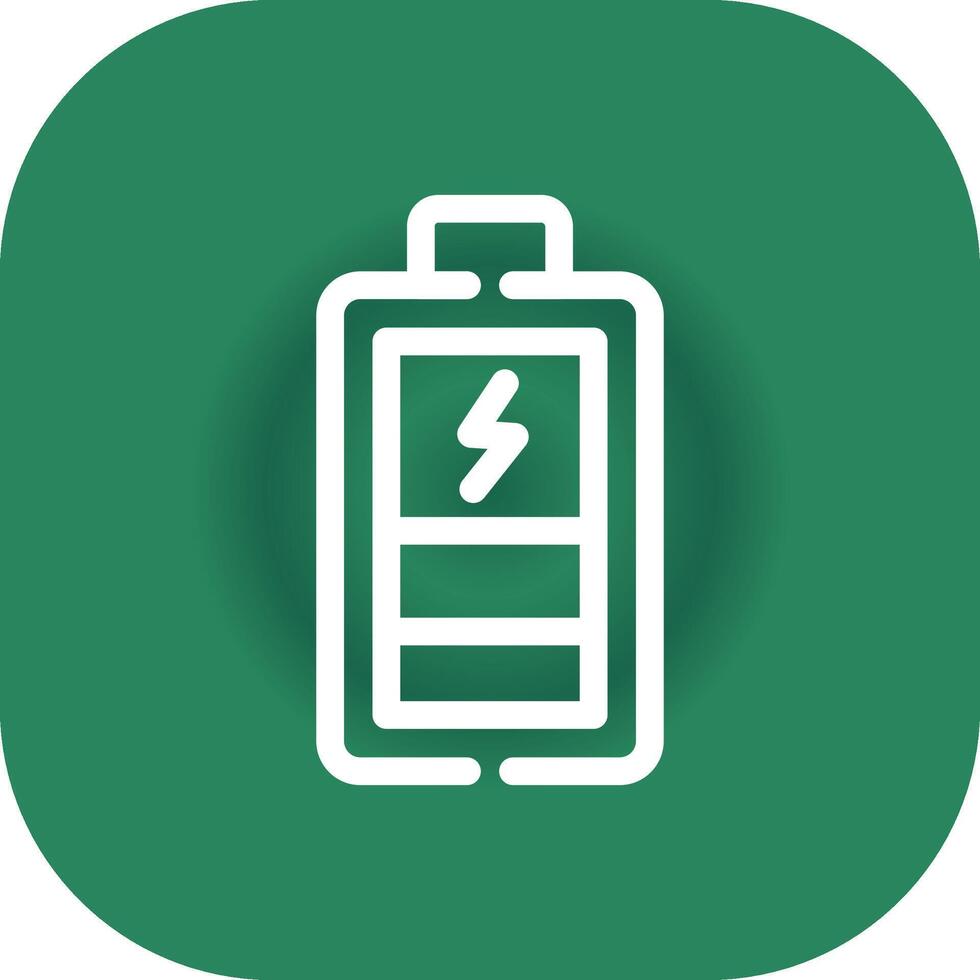 Charging Battery Creative Icon Design vector