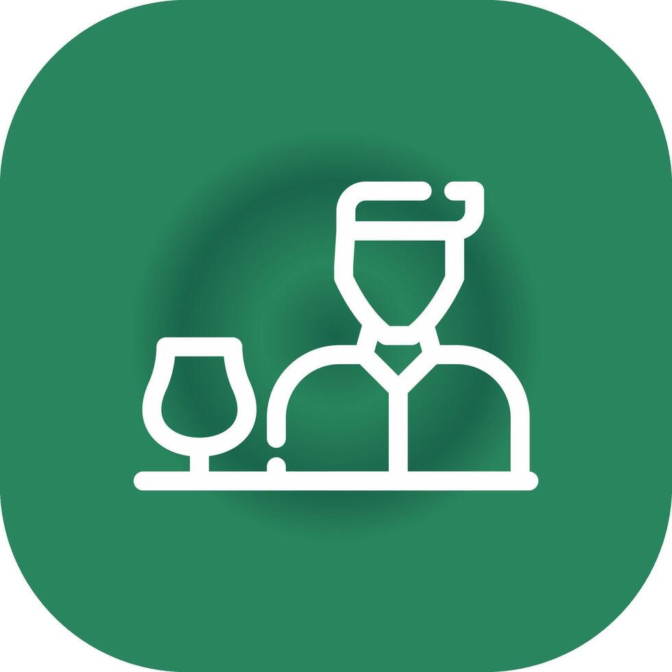 Bartender Creative Icon Design vector