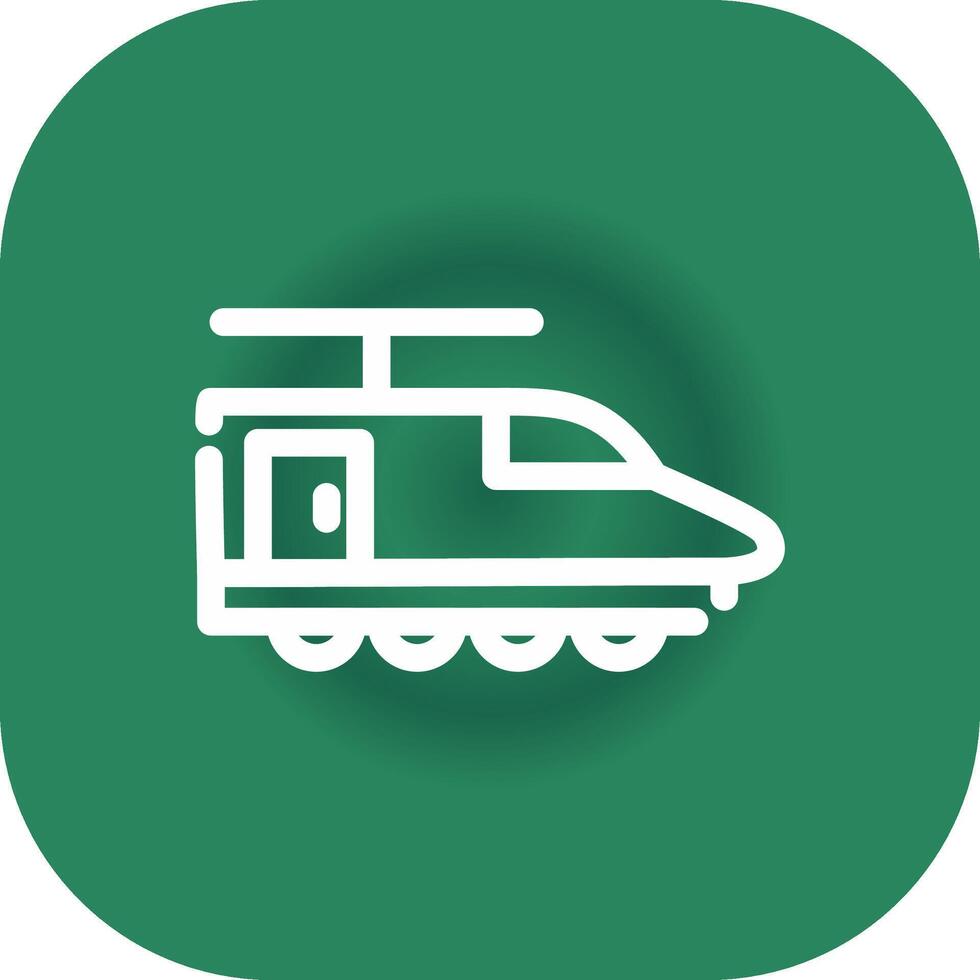 diseño de icono creativo de tren eléctrico vector