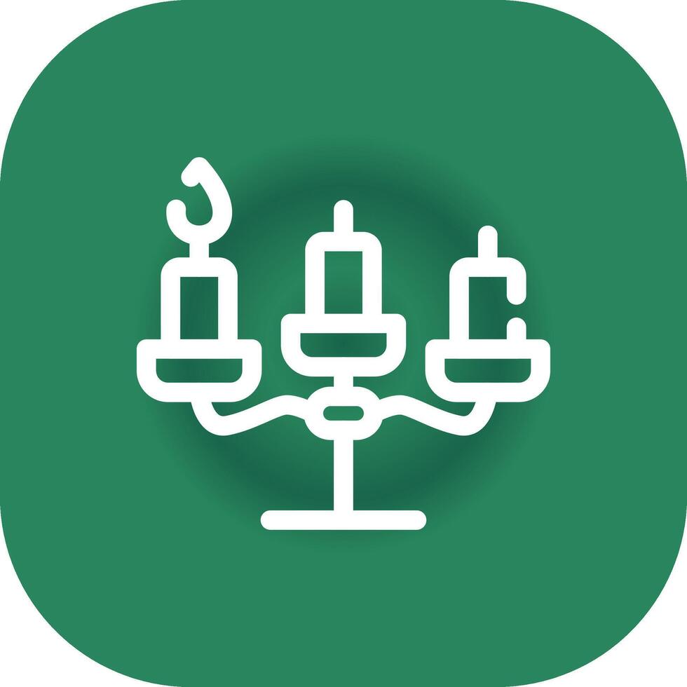 Candelabra Creative Icon Design vector
