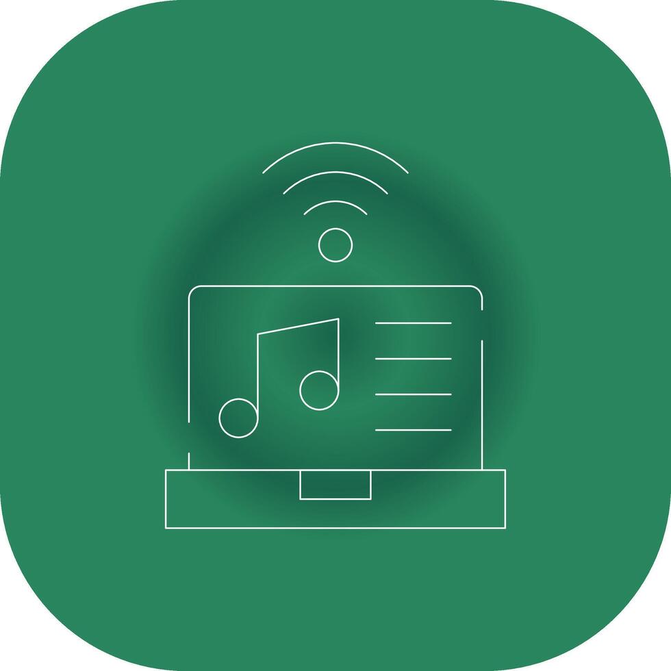 Smart Music Column Creative Icon Design vector