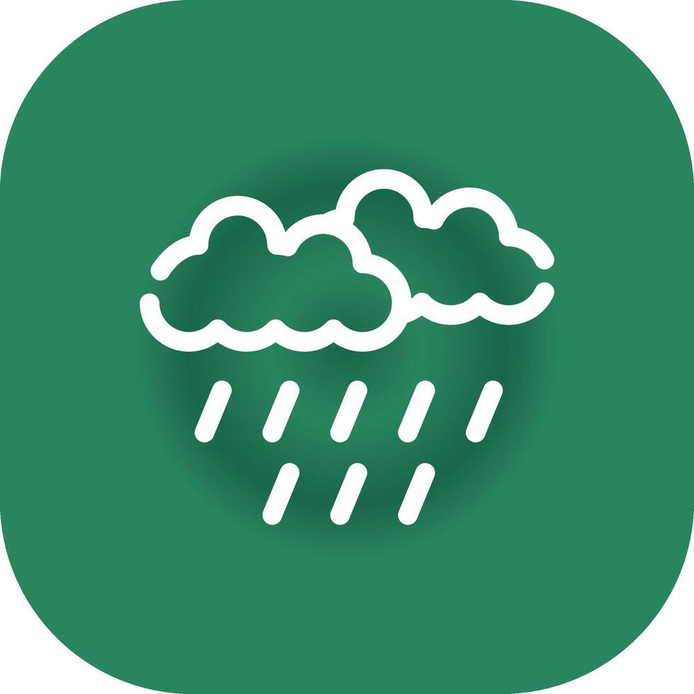 Rainy Day Creative Icon Design vector