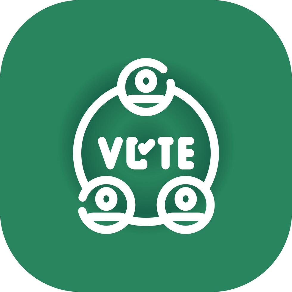 diseño de icono creativo de elecciones vector