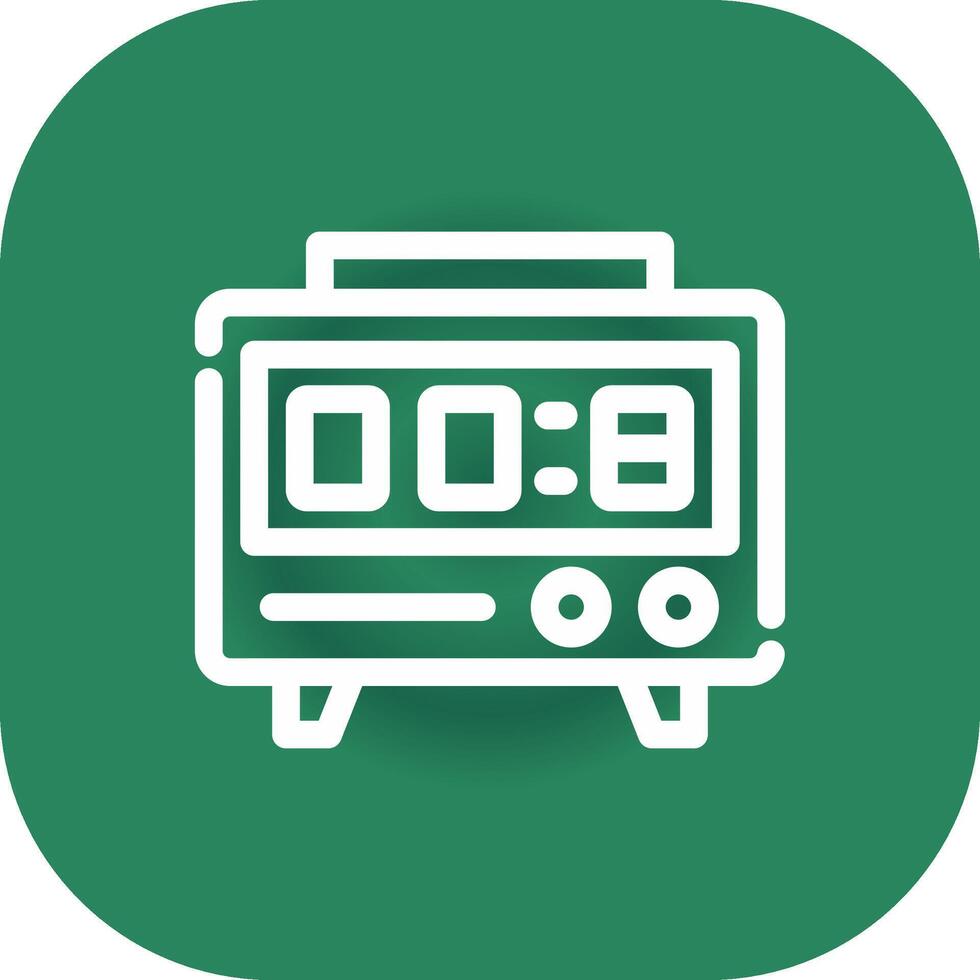 Digital Stopwatch Creative Icon Design vector