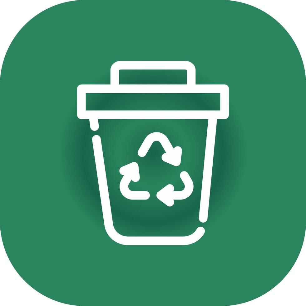 diseño de icono creativo de basura vector