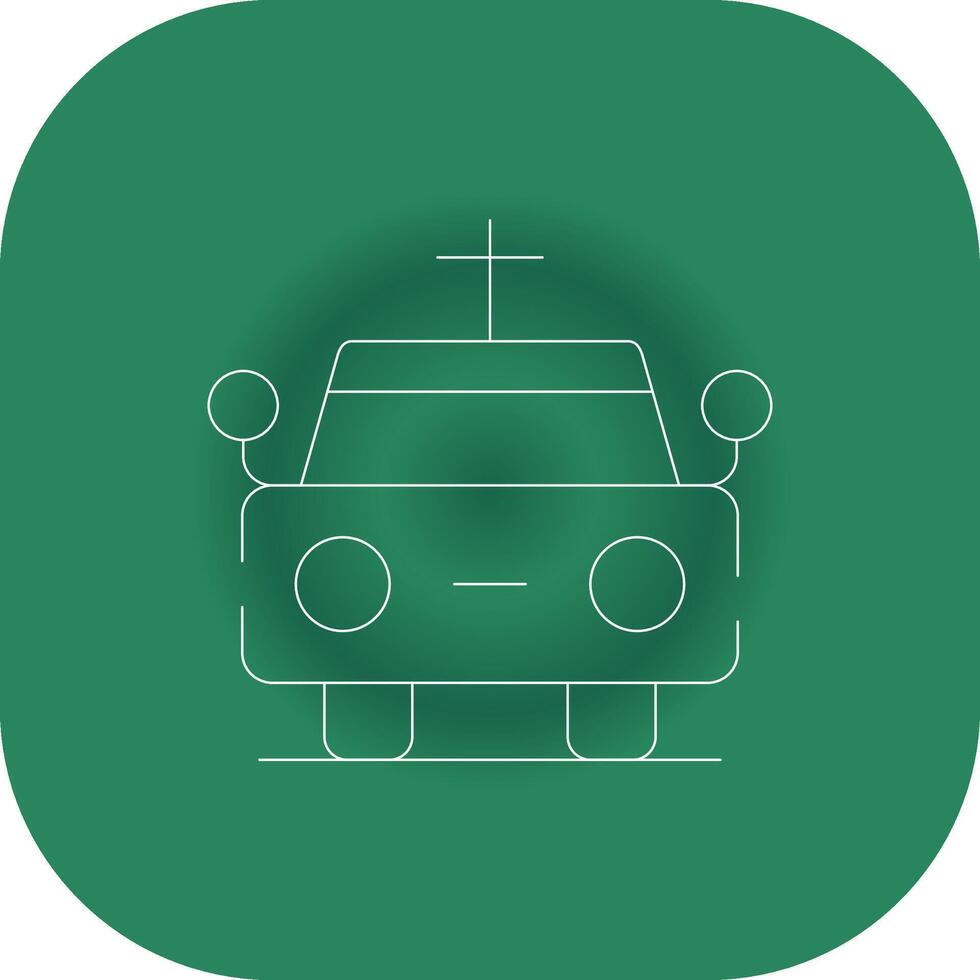 Hearse Creative Icon Design vector
