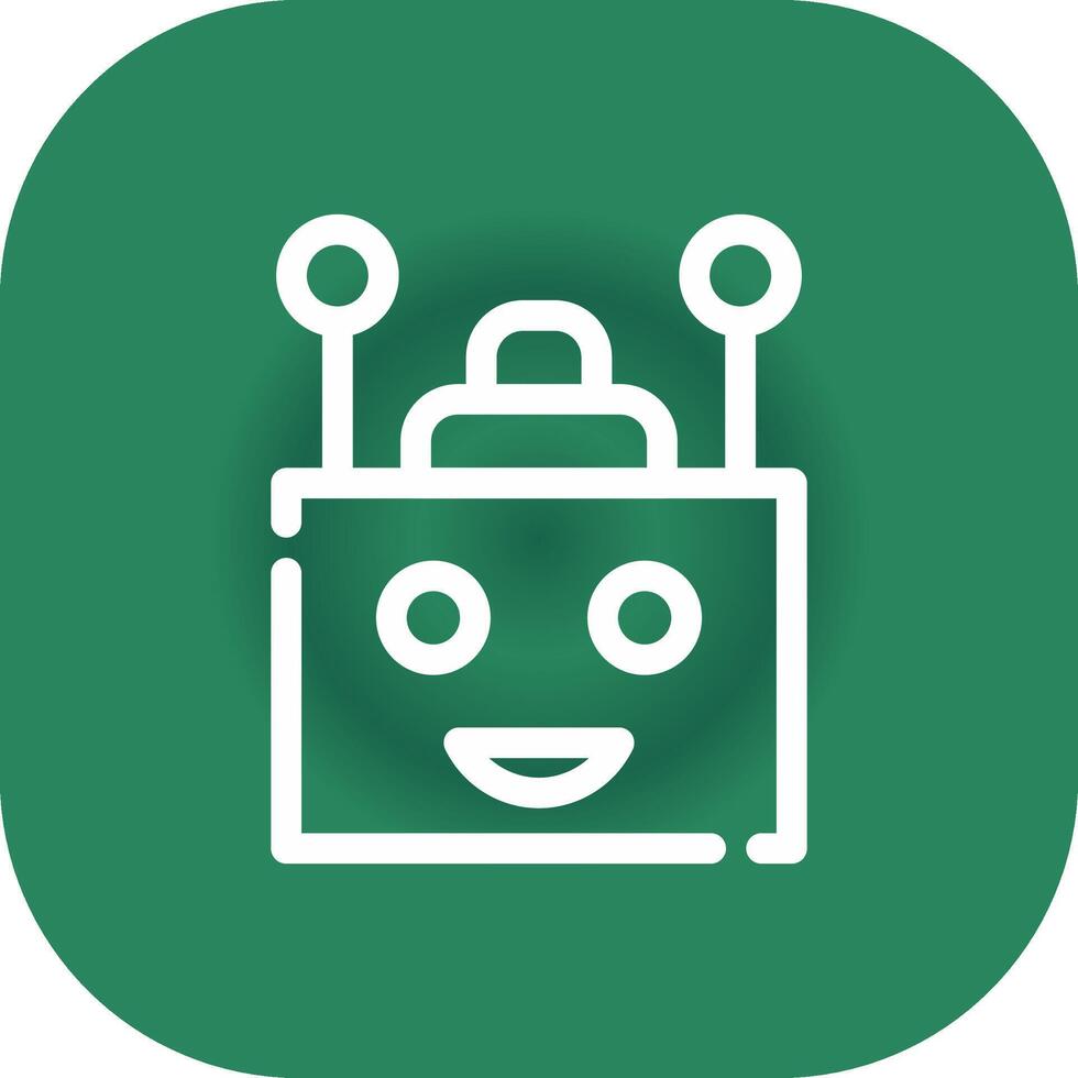 Chatbot Creative Icon Design vector