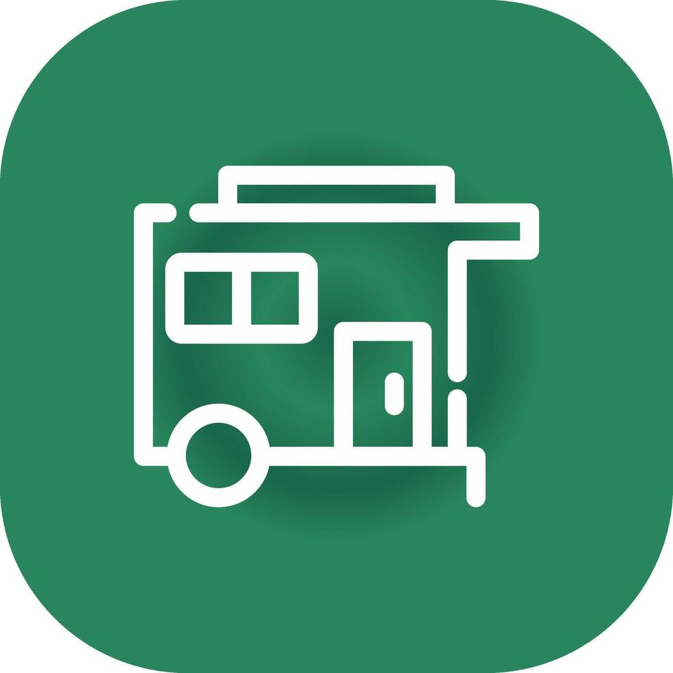 Caravan Creative Icon Design vector