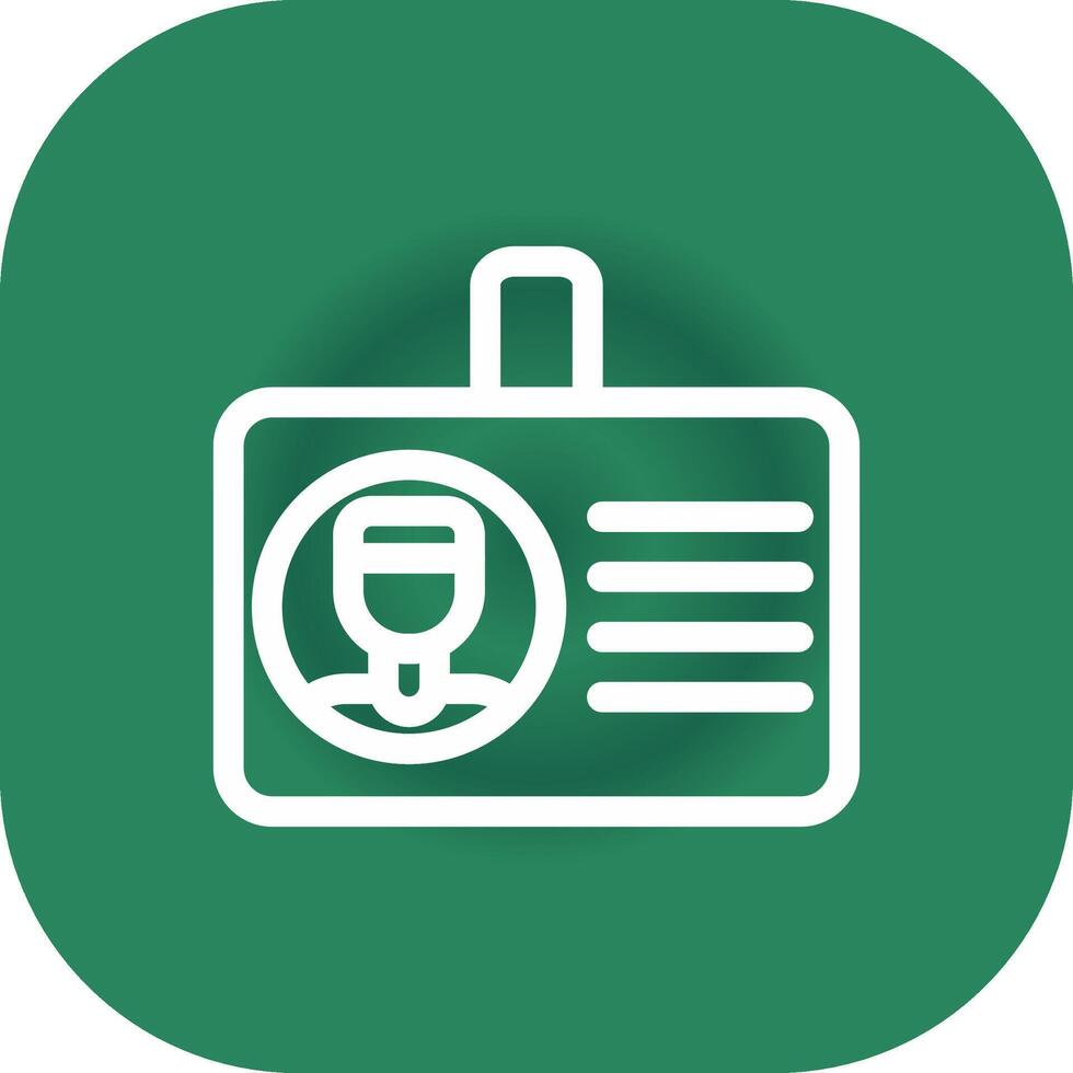 Glyph Gradient Circle Design vector