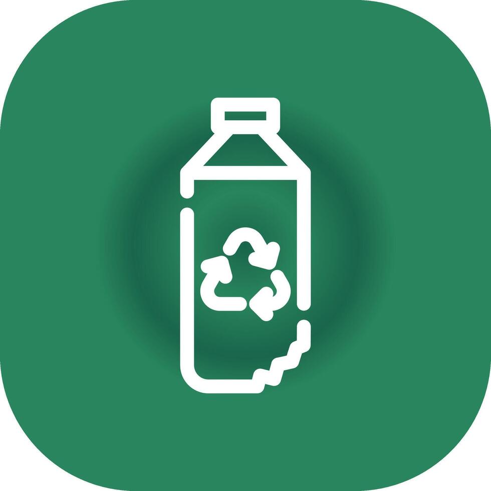 diseño de icono creativo de botella de agua vector