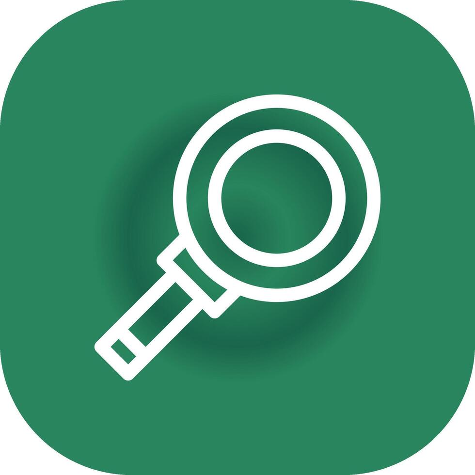 Magnifying Creative Icon Design vector