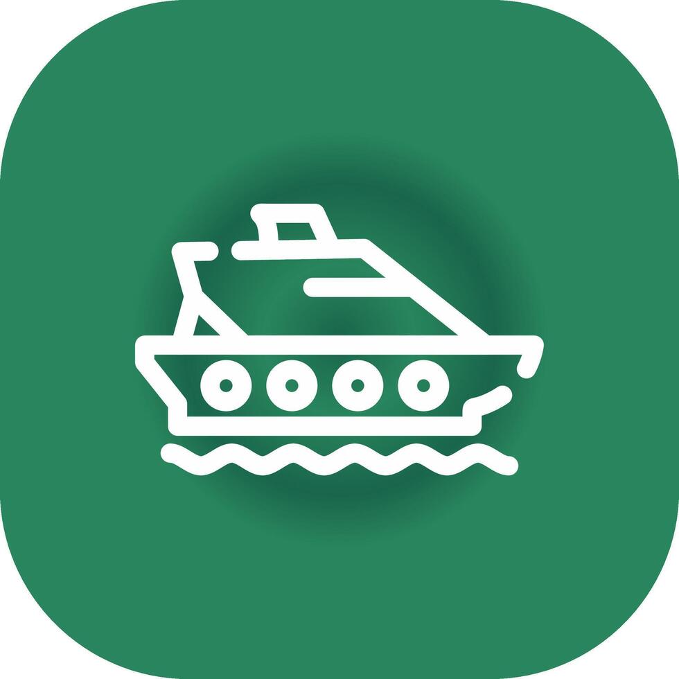 Ship Creative Icon Design vector