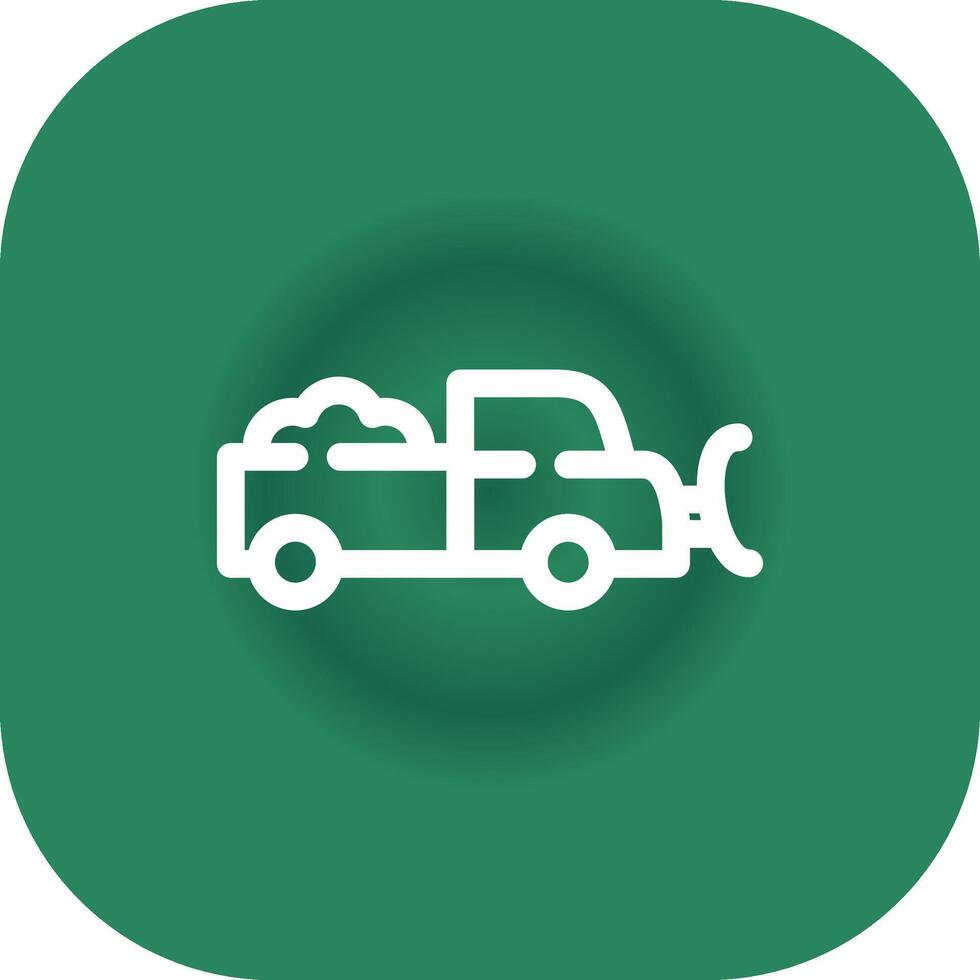 Snowplow Creative Icon Design vector