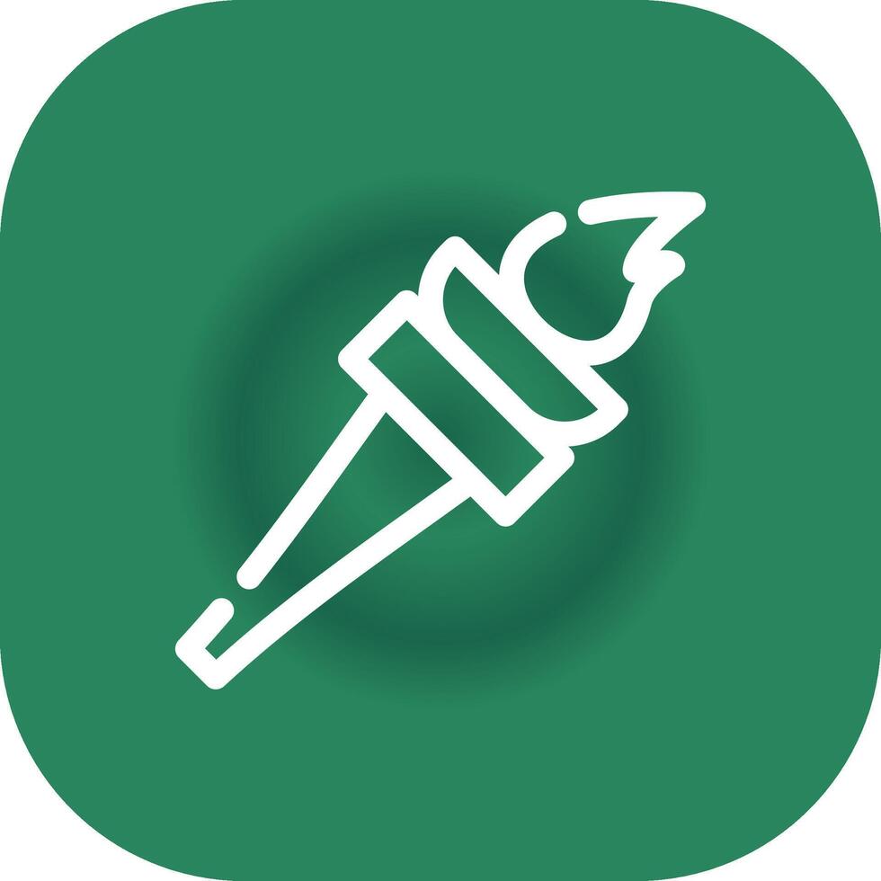 Torch Creative Icon Design vector