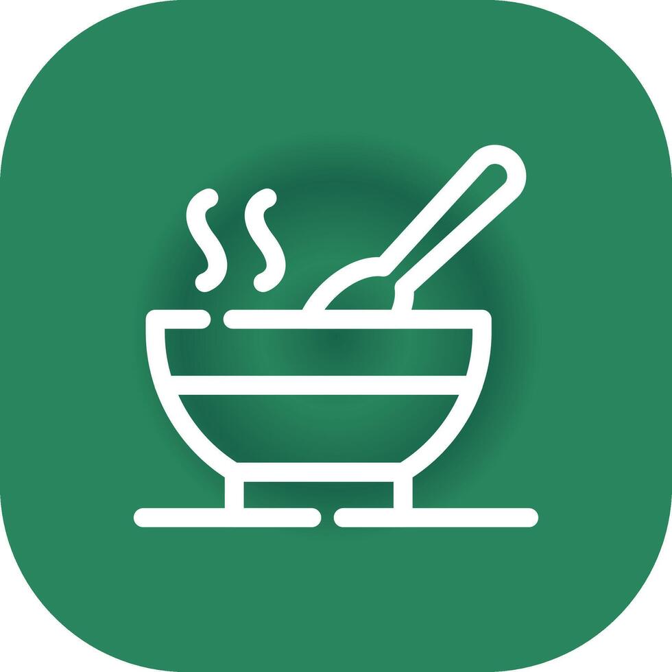 Hot Soup Creative Icon Design vector