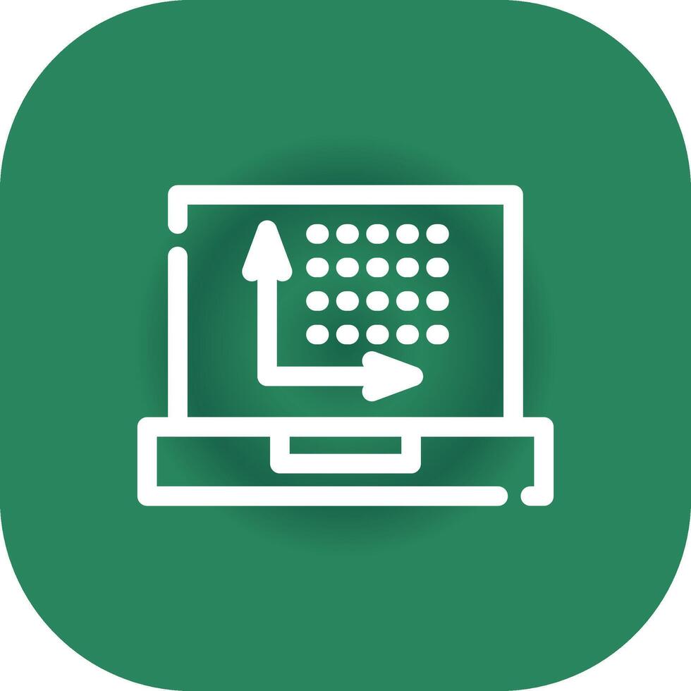 Dots Per Inch Creative Icon Design vector