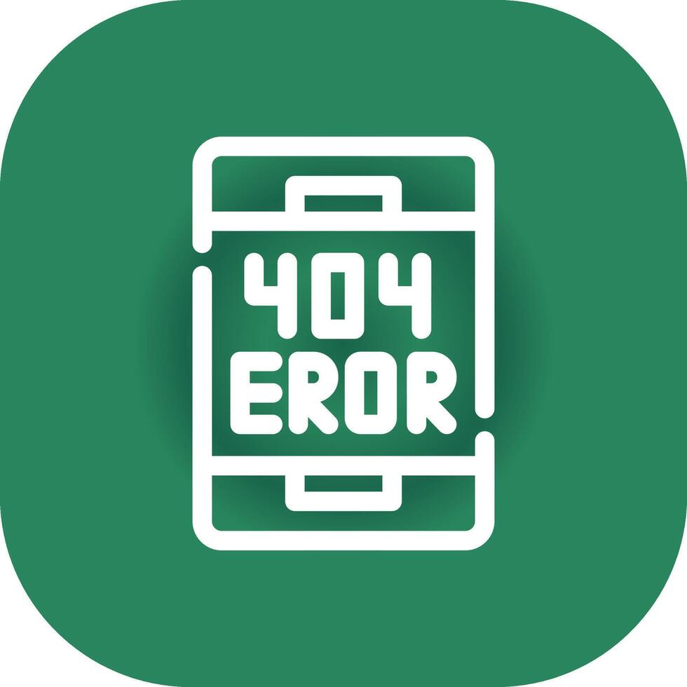 Error Creative Icon Design vector