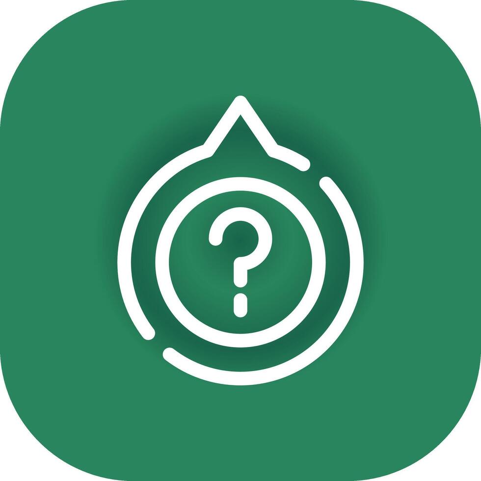 Question Creative Icon Design vector