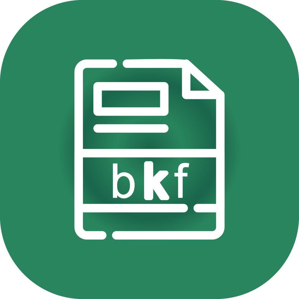 bkf creativo icono diseño vector