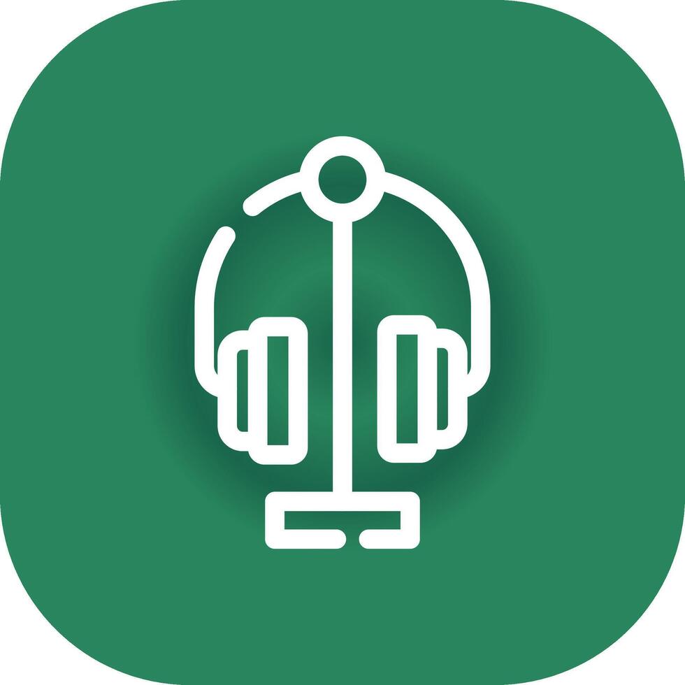 Headphone Creative Icon Design vector