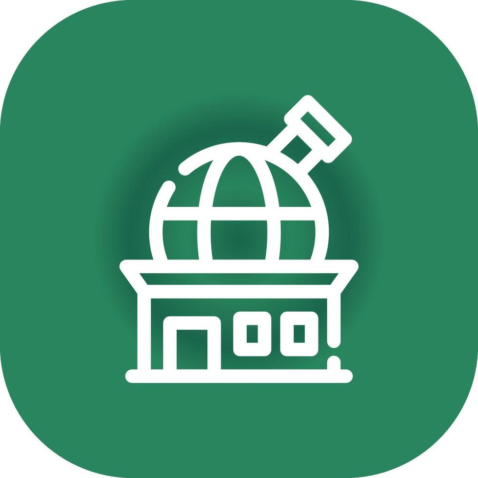 Observatory Creative Icon Design vector