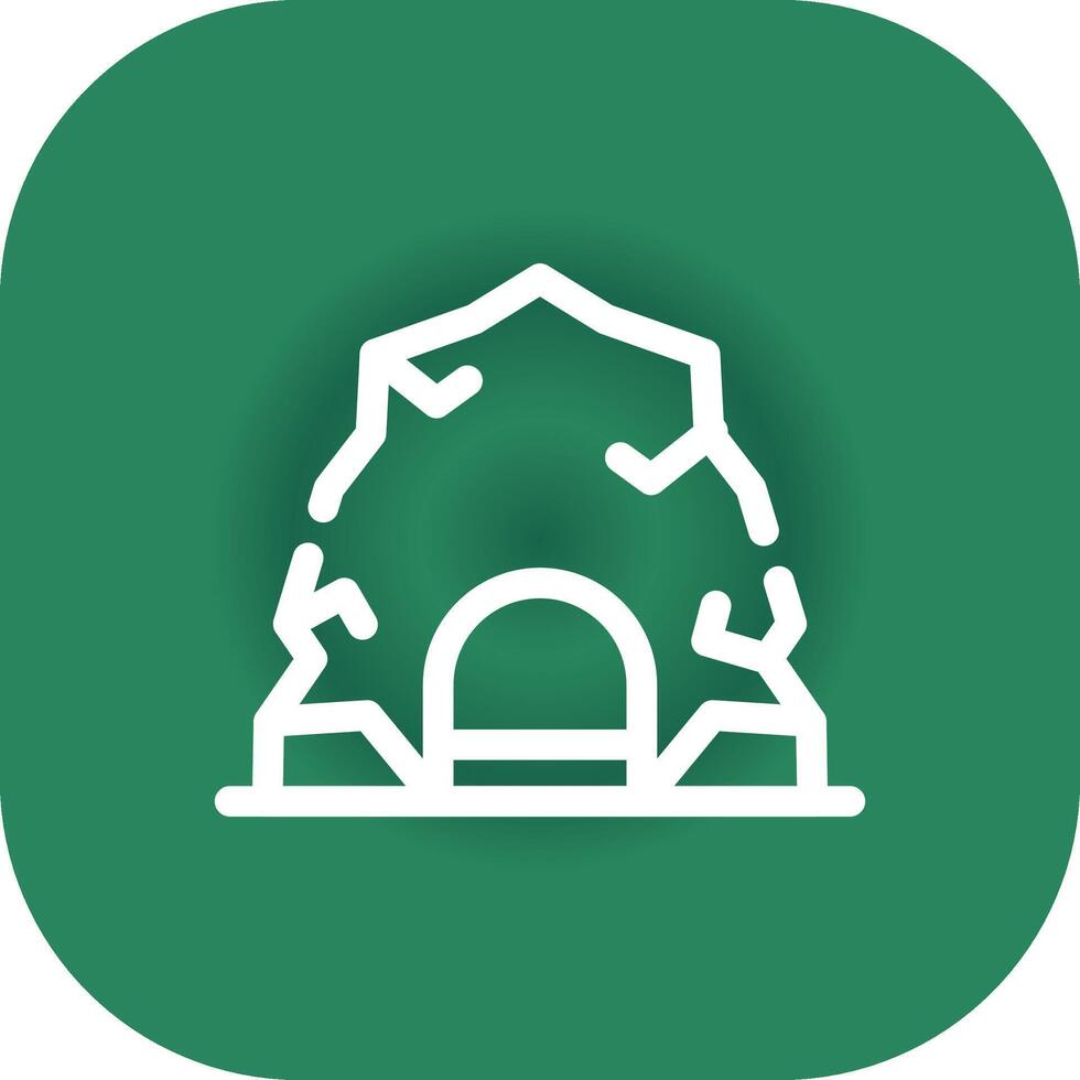 Tunnel Creative Icon Design vector