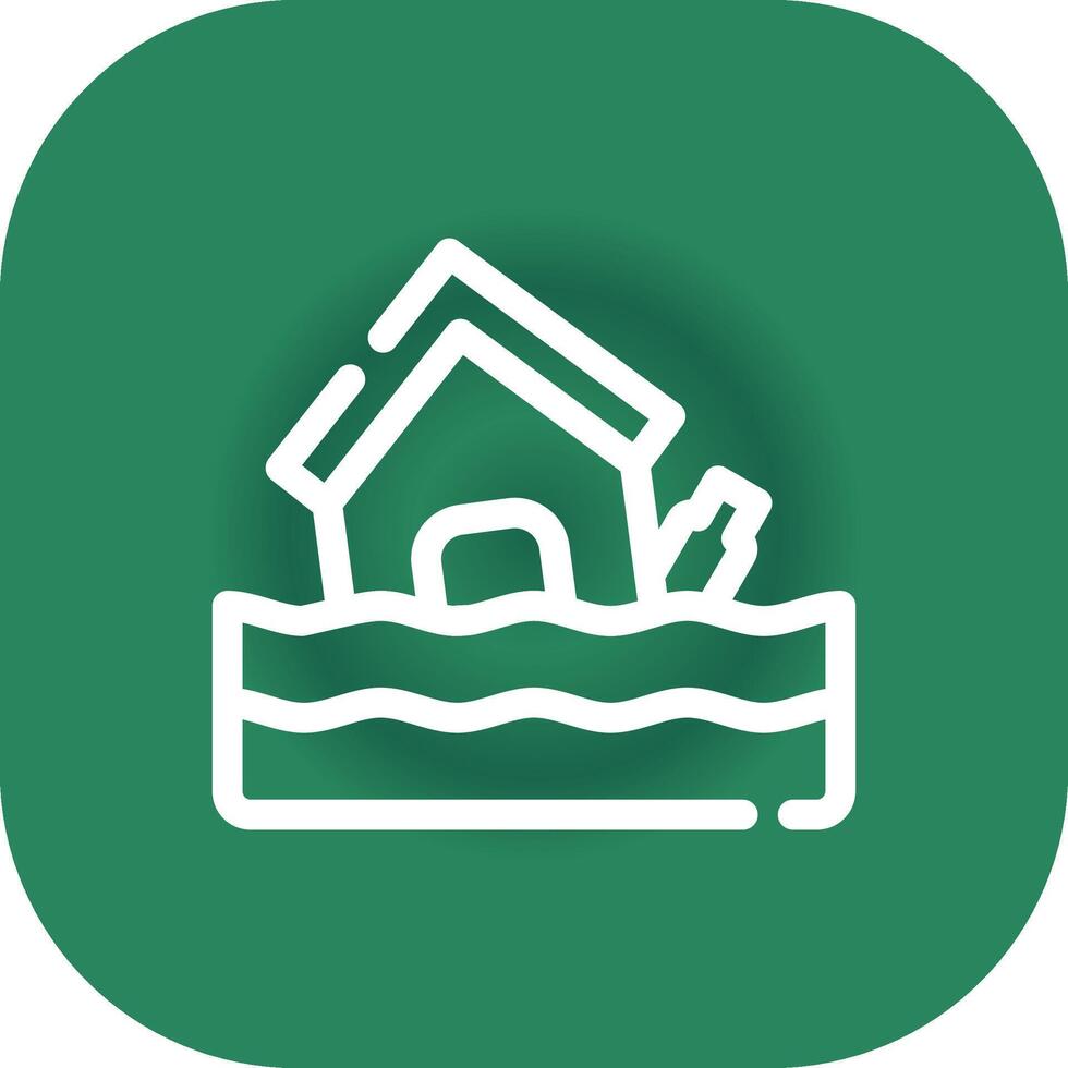 Flood Creative Icon Design vector