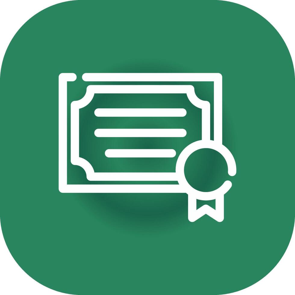 Certificate Creative Icon Design vector