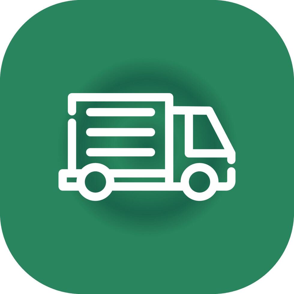 Delivery Truck Creative Icon Design vector