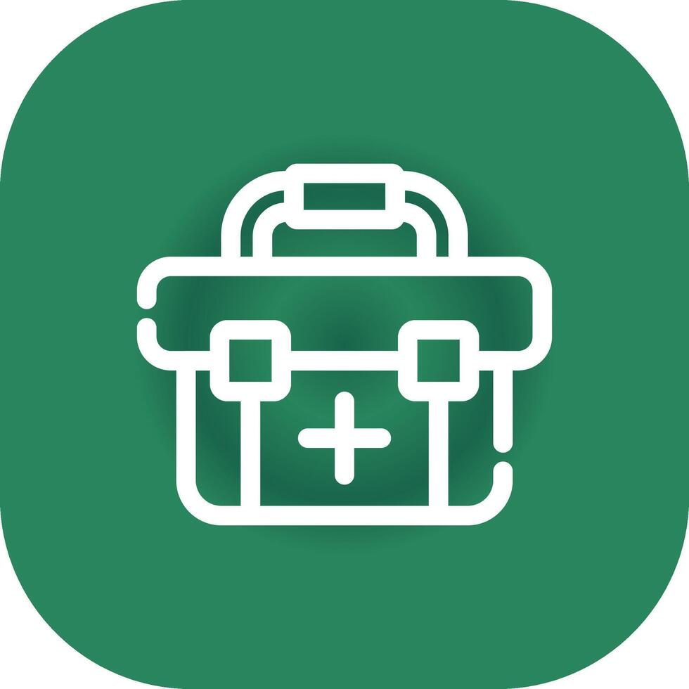 First Aid Kit Creative Icon Design vector