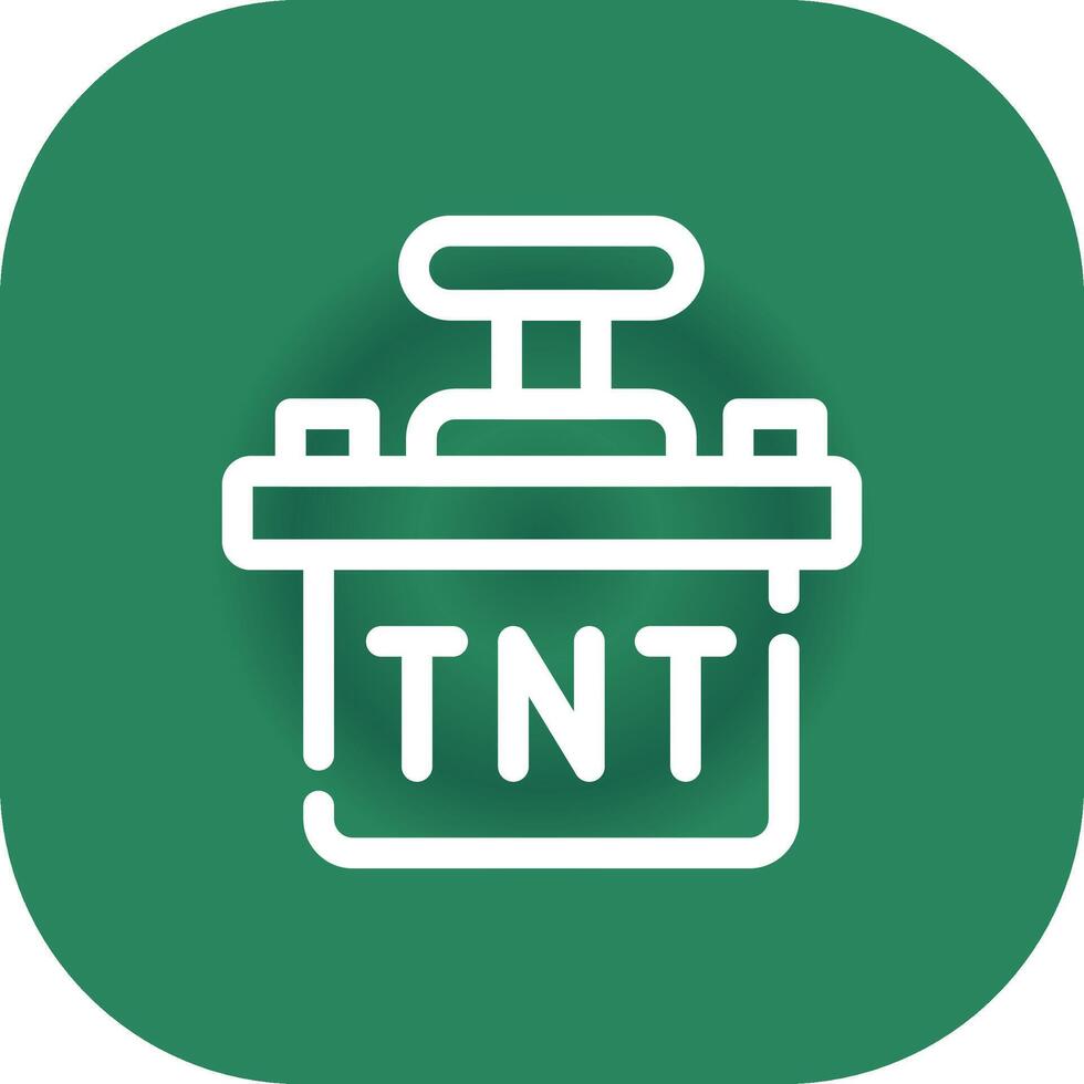 diseño de icono creativo tnt vector