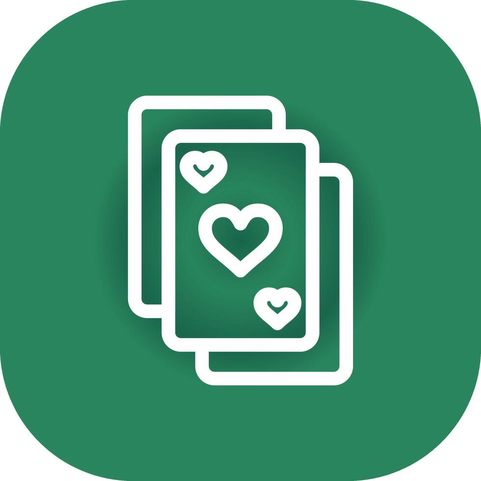 Playing Cards Creative Icon Design vector