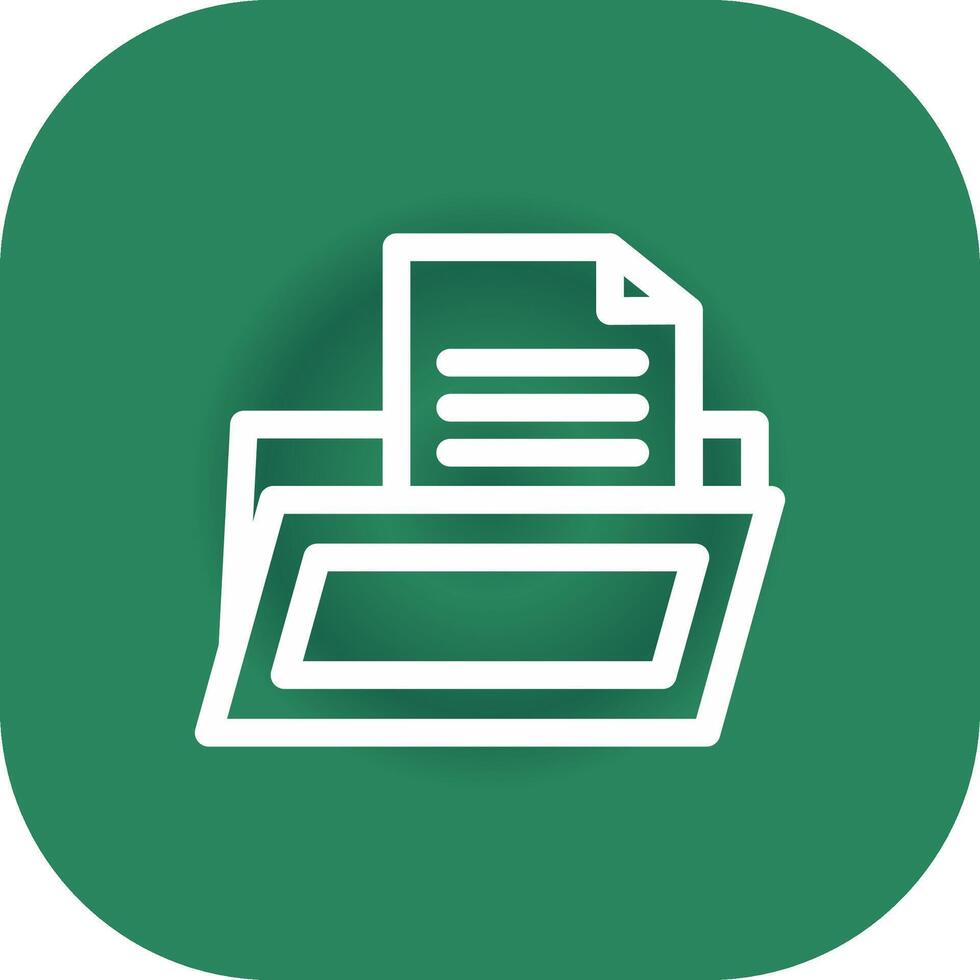 Folder Creative Icon Design vector