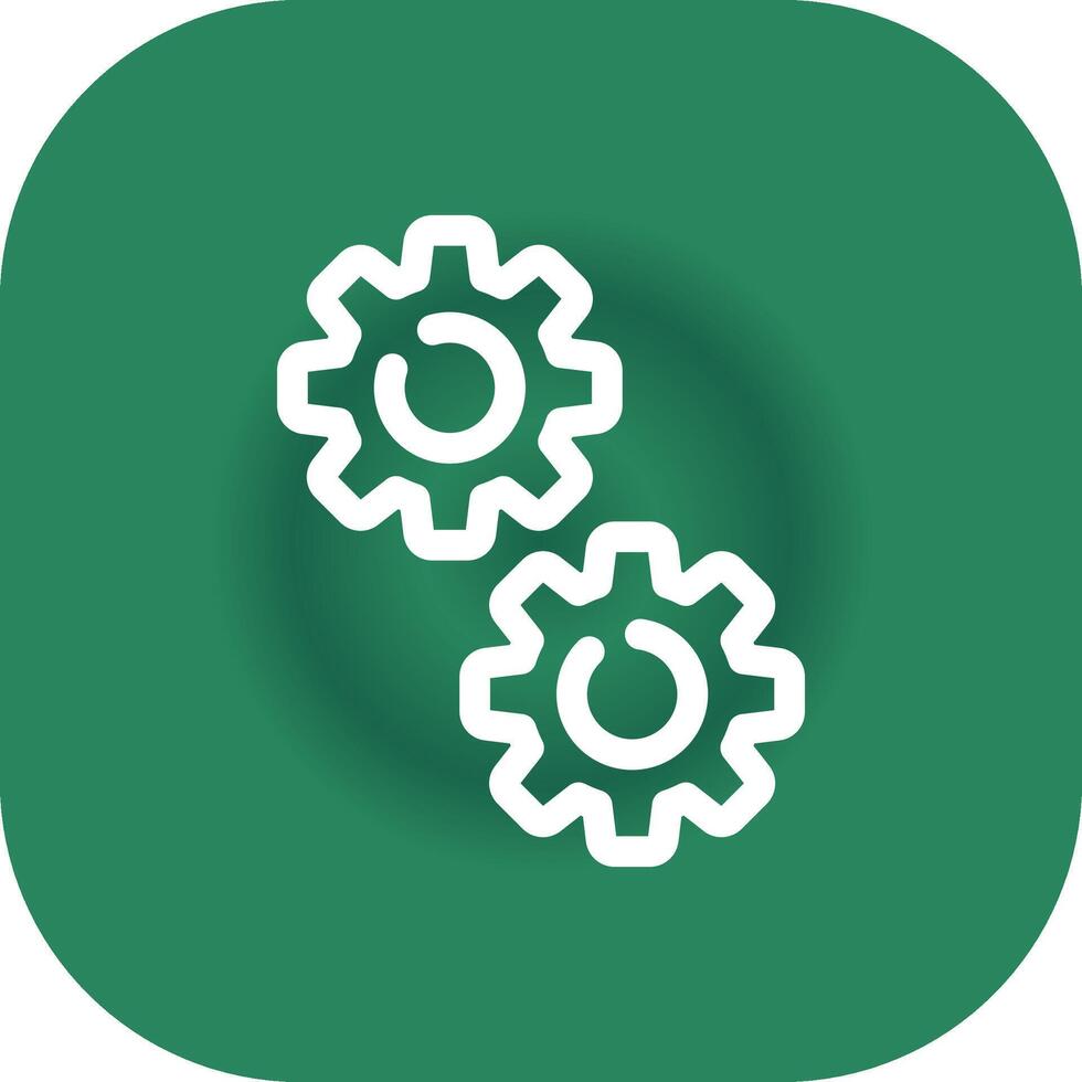 Gears Creative Icon Design vector