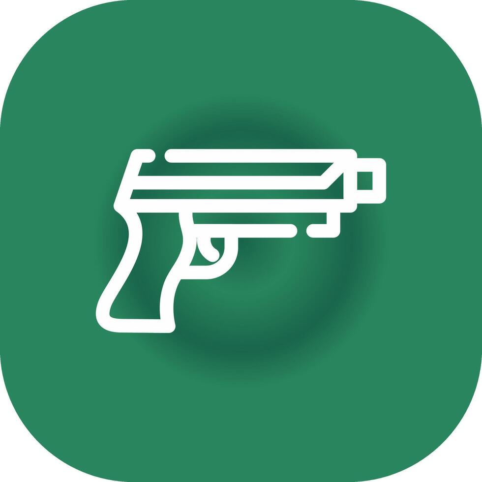 Gun Creative Icon Design vector