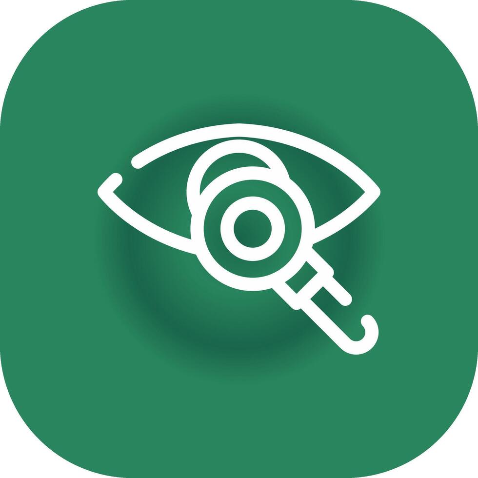 Eye Test Creative Icon Design vector
