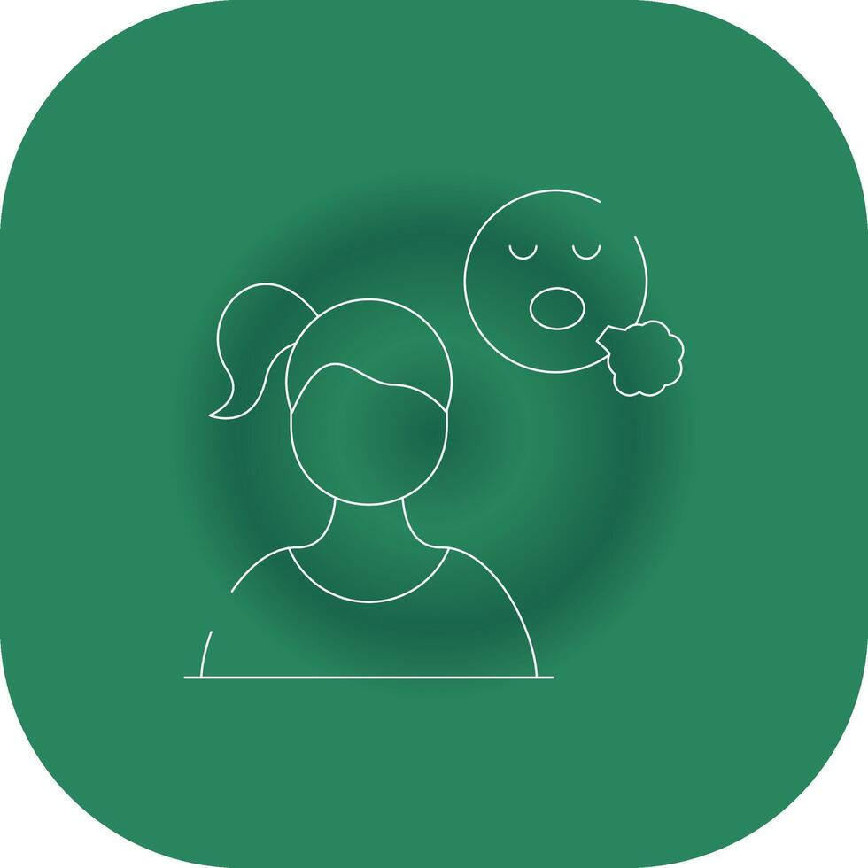 Calm Down Creative Icon Design vector